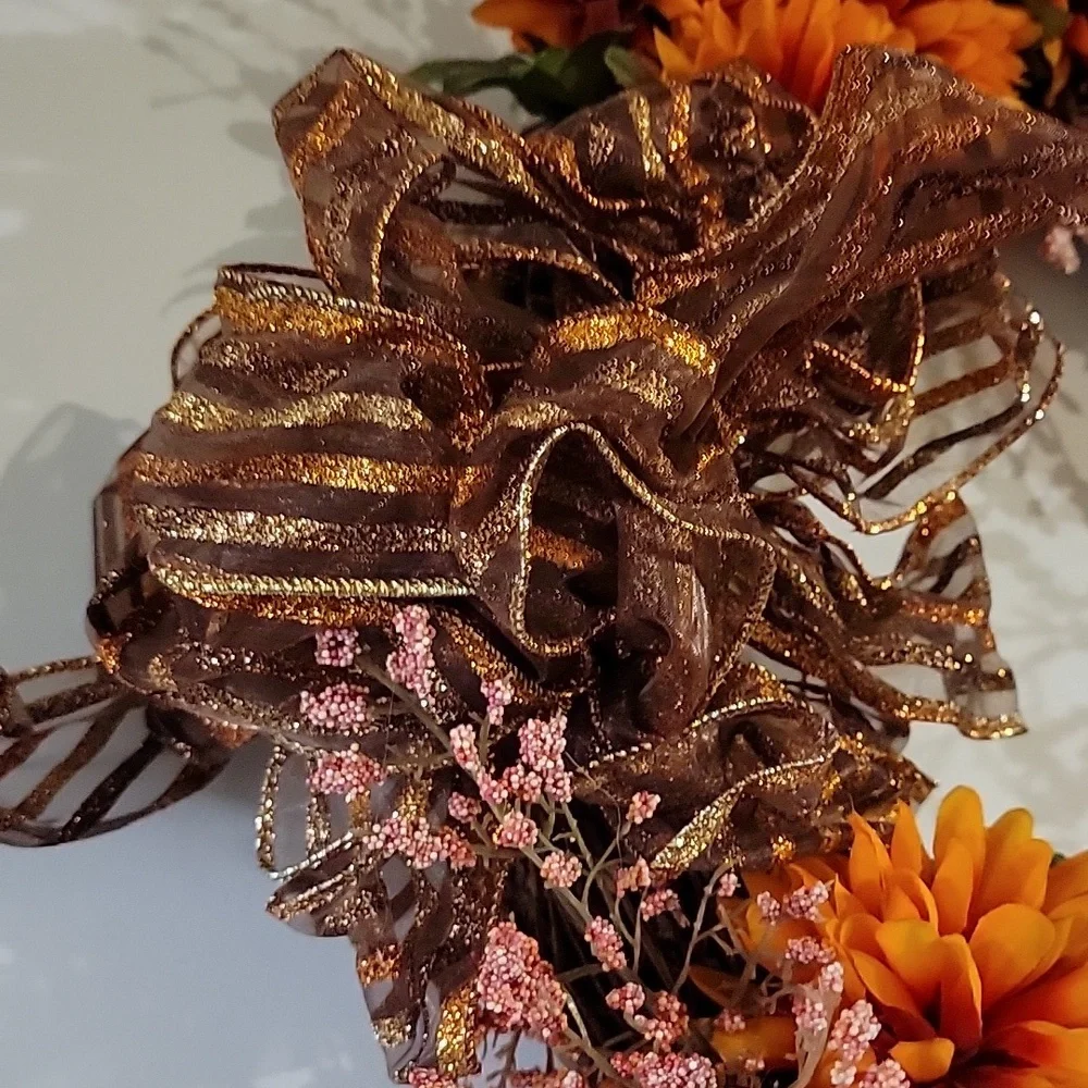 Floral Orange Wreath